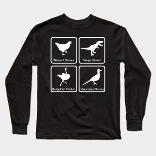 Chicken Chart Long Sleeve T-Shirt